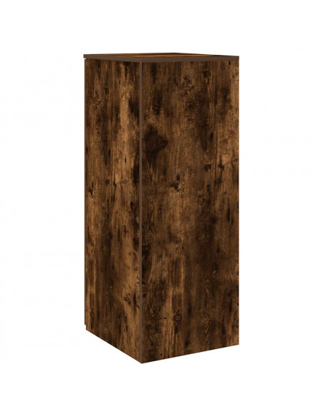 Mobile Portaoggetti Rovere Fumo 40x45x103,5 cm in Truciolato
