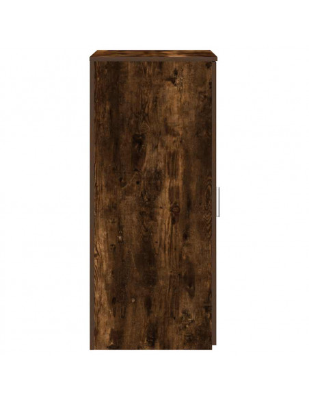 Mobile Portaoggetti Rovere Fumo 50x45x103,5 cm in Truciolato