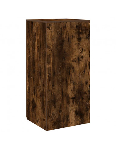 Mobile Portaoggetti Rovere Fumo 50x45x103,5 cm in Truciolato