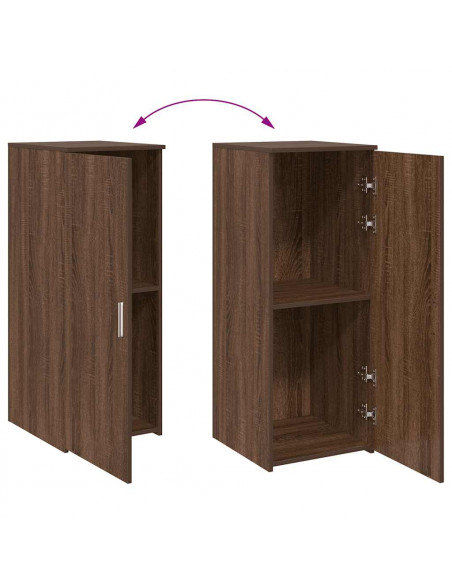 Mobile Portaoggetti Rovere Marrone 40x45x103,5 cm in Truciolato