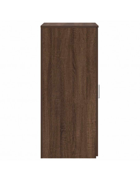 Mobile Portaoggetti Rovere Marrone 50x45x103,5 cm in Truciolato