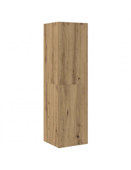 Mobile TV Rovere Artigianale 30,5x30x110cm in Legno Multistrato