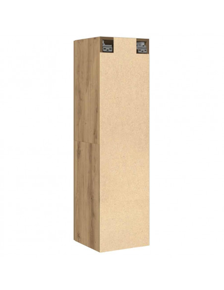 Mobile TV Rovere Artigianale 30,5x30x110cm in Legno Multistrato