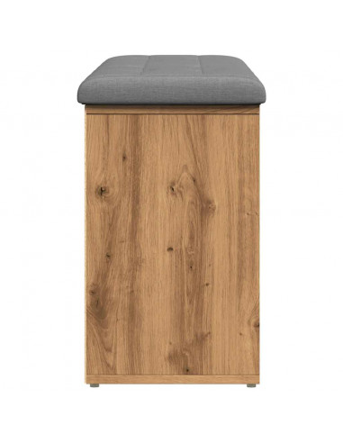 Panca Porta Scarpe Rovere Artigianale 102x32x50 cm Truciolato