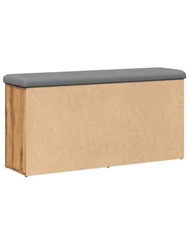 Panca Porta Scarpe Rovere Artigianale 102x32x50 cm Truciolato