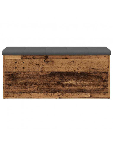 Panca Portaoggetti Legno Antico 102x42x45 cm Legno Multistrato