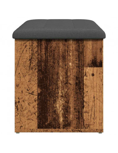 Panca Portaoggetti Legno Antico 102x42x45 cm Legno Multistrato