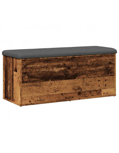 Panca Portaoggetti Legno Antico 102x42x45 cm Legno Multistrato