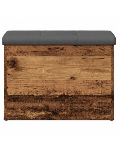 Panca Portaoggetti Legno Antico 62x42x45 cm Legno Multistrato