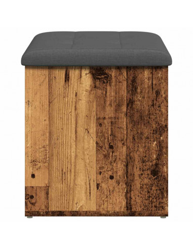 Panca Portaoggetti Legno Antico 62x42x45 cm Legno Multistrato