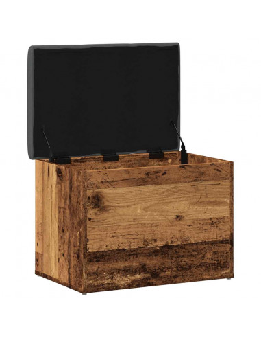 Panca Portaoggetti Legno Antico 62x42x45 cm Legno Multistrato