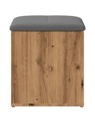 Panca Portaoggetti Rovere Artigianale 42x42x45 cm in Truciolato