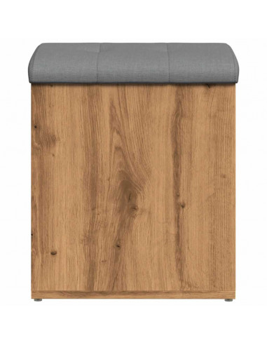 Panca Portaoggetti Rovere Artigianale 42x42x45 cm in Truciolato