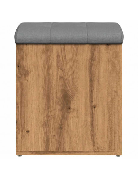 Panca Portaoggetti Rovere Artigianale 42x42x45 cm in Truciolato