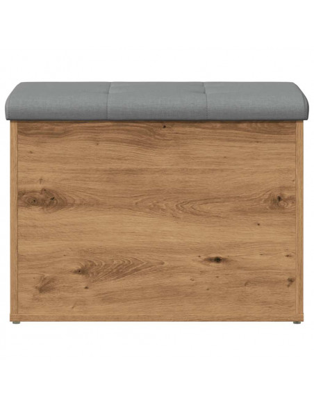 Panca Portaoggetti Rovere Artigianale 62x42x45 cm in Truciolato