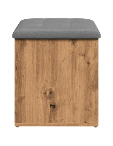 Panca Portaoggetti Rovere Artigianale 62x42x45 cm in Truciolato