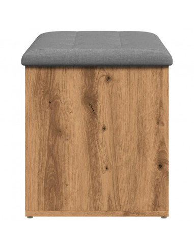 Panca Portaoggetti Rovere Artigianale 82x42x45 cm in Truciolato