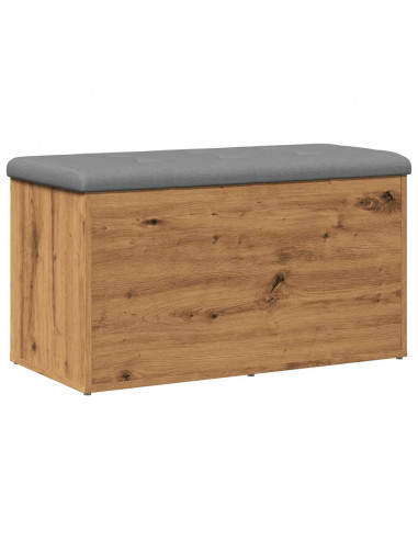 Panca Portaoggetti Rovere Artigianale 82x42x45 cm in Truciolato