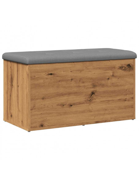 Panca Portaoggetti Rovere Artigianale 82x42x45 cm in Truciolato