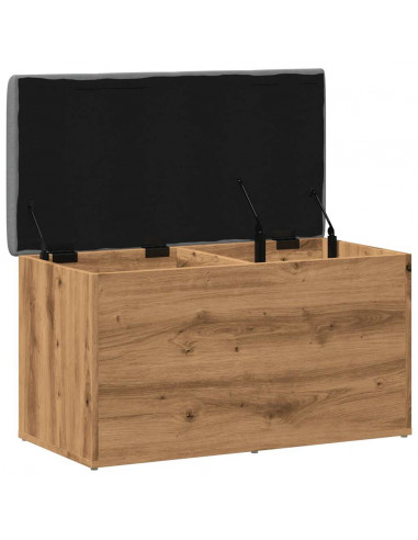 Panca Portaoggetti Rovere Artigianale 82x42x45 cm in Truciolato