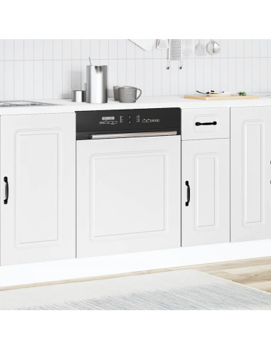 Pannello Lavastoviglie Kalmar Bianco 60x1,5x67 cm in Truciolato