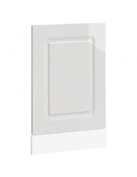 Pannello Lavastoviglie Kalmar Bianco Lucido 45x1,5x67 cm