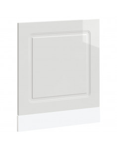 Pannello Lavastoviglie Kalmar Bianco Lucido 60x1,5x67 cm