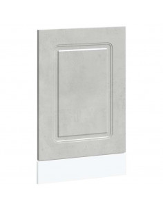 Pannello Lavastoviglie Kalmar Grigio Cemento 45x1,5x67 cm