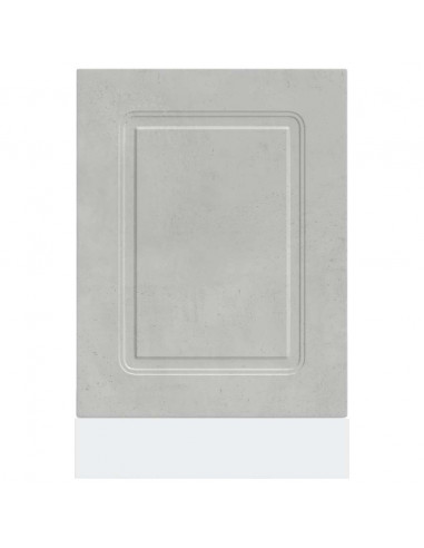 Pannello Lavastoviglie Kalmar Grigio Cemento 45x1,5x67 cm