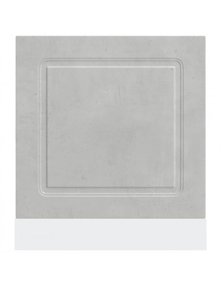 Pannello Lavastoviglie Kalmar Grigio Cemento 60x1,5x67 cm