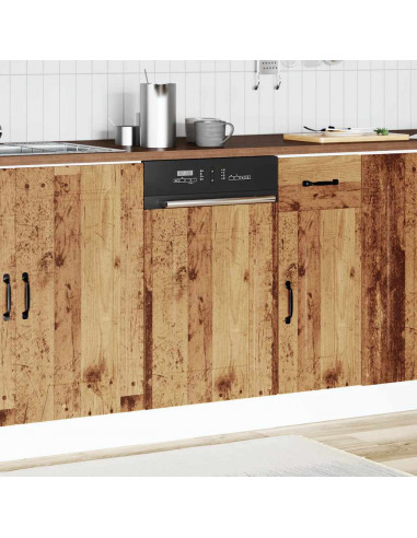 Pannello Lavastoviglie Kalmar Legno Antico 45x1,5x67 cm