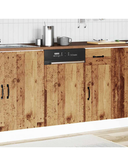 Pannello Lavastoviglie Kalmar Legno Antico 45x1,5x67 cm