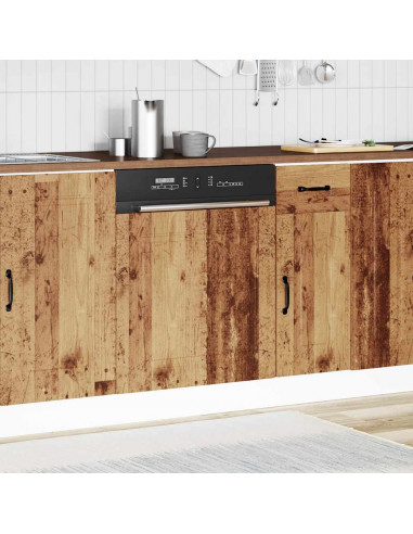 Pannello Lavastoviglie Kalmar Legno Antico 60x1,5x67 cm