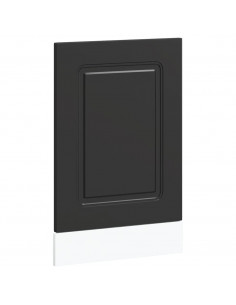 Pannello Lavastoviglie Kalmar Nero 45x1,5x67 cm in Truciolato