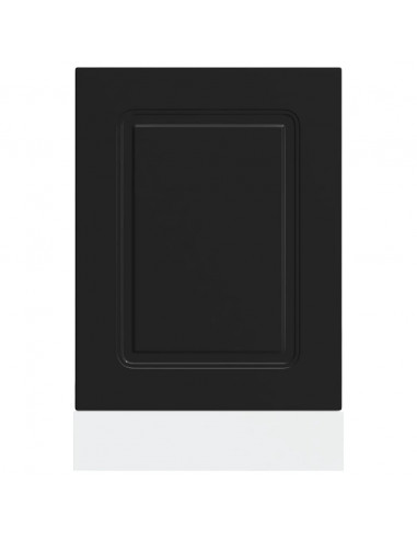 Pannello Lavastoviglie Kalmar Nero 45x1,5x67 cm in Truciolato