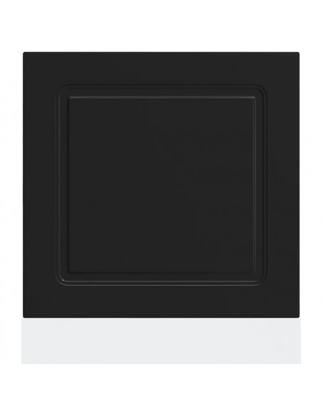 Pannello Lavastoviglie Kalmar Nero 60x1,5x67 cm in Truciolato