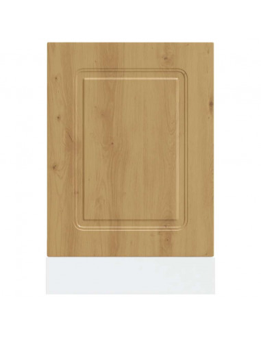 Pannello Lavastoviglie Kalmar Rovere Artigianale 45x1,5x67 cm