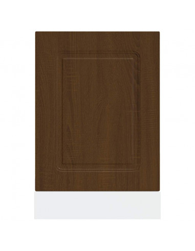 Pannello Lavastoviglie Kalmar Rovere Marrone 45x1,5x67 cm