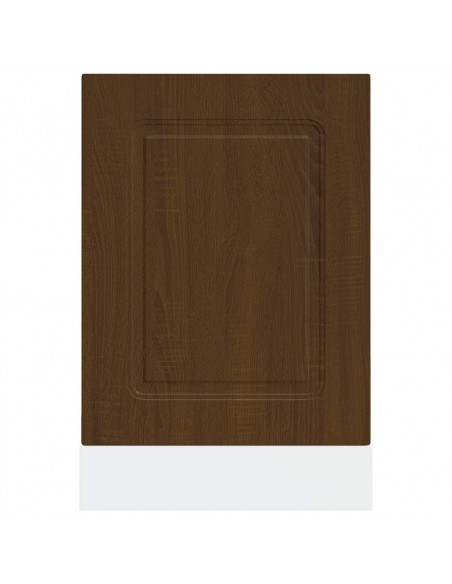 Pannello Lavastoviglie Kalmar Rovere Marrone 45x1,5x67 cm