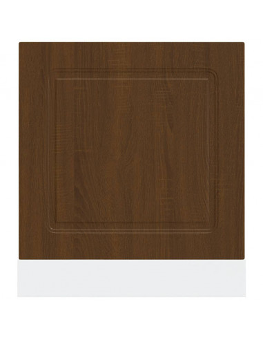 Pannello Lavastoviglie Kalmar Rovere Marrone 60x1,5x67 cm