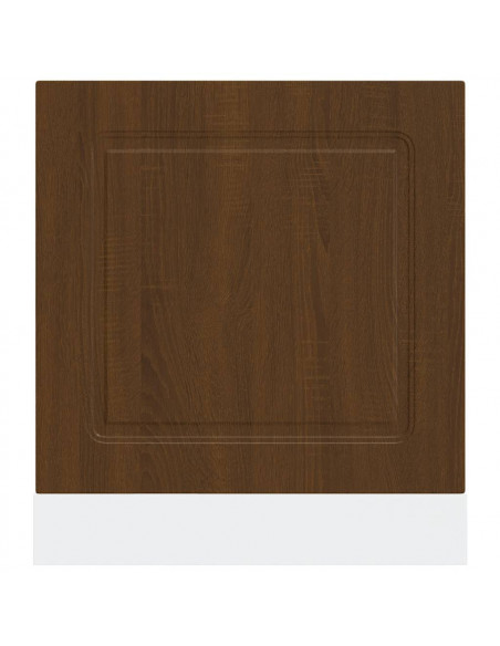 Pannello Lavastoviglie Kalmar Rovere Marrone 60x1,5x67 cm