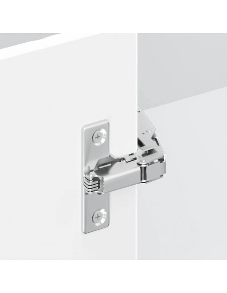 Pensile da Cucina ad Angolo Lucca Bianco in Legno Multistrato