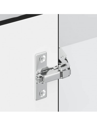 Pensile da Cucina ad Angolo Lucca Nero in Legno Multistrato