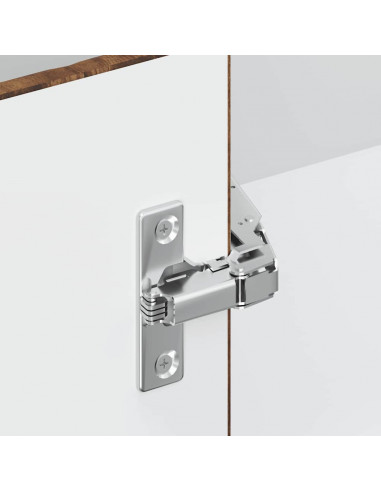 Pensile da Cucina ad Angolo Lucca Rovere Fumo Legno Multistrato