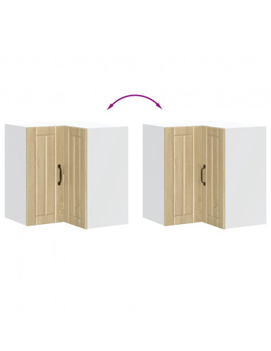 Pensile da Cucina ad Angolo Lucca Rovere Sonoma in Truciolato