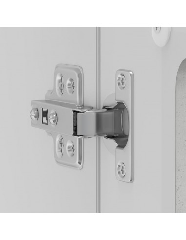 Pensile da Cucina con Porta in Vetro Kalmar Grigio Cemento