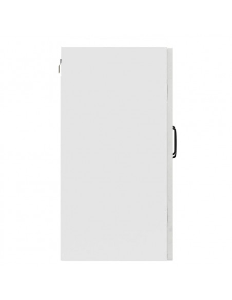 Pensile da Cucina con Porta in Vetro Kalmar Grigio Cemento