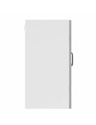 Pensile da Cucina con Porta in Vetro Kalmar Grigio Sonoma