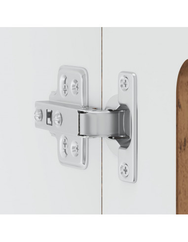 Pensile da Cucina con Porta in Vetro Kalmar Legno Vecchio