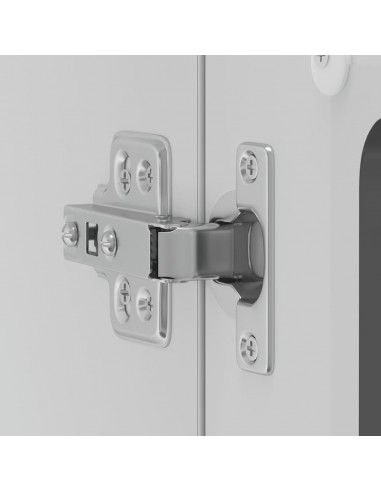 Pensile da Cucina con Porta in Vetro Kalmar Nero Truciolato